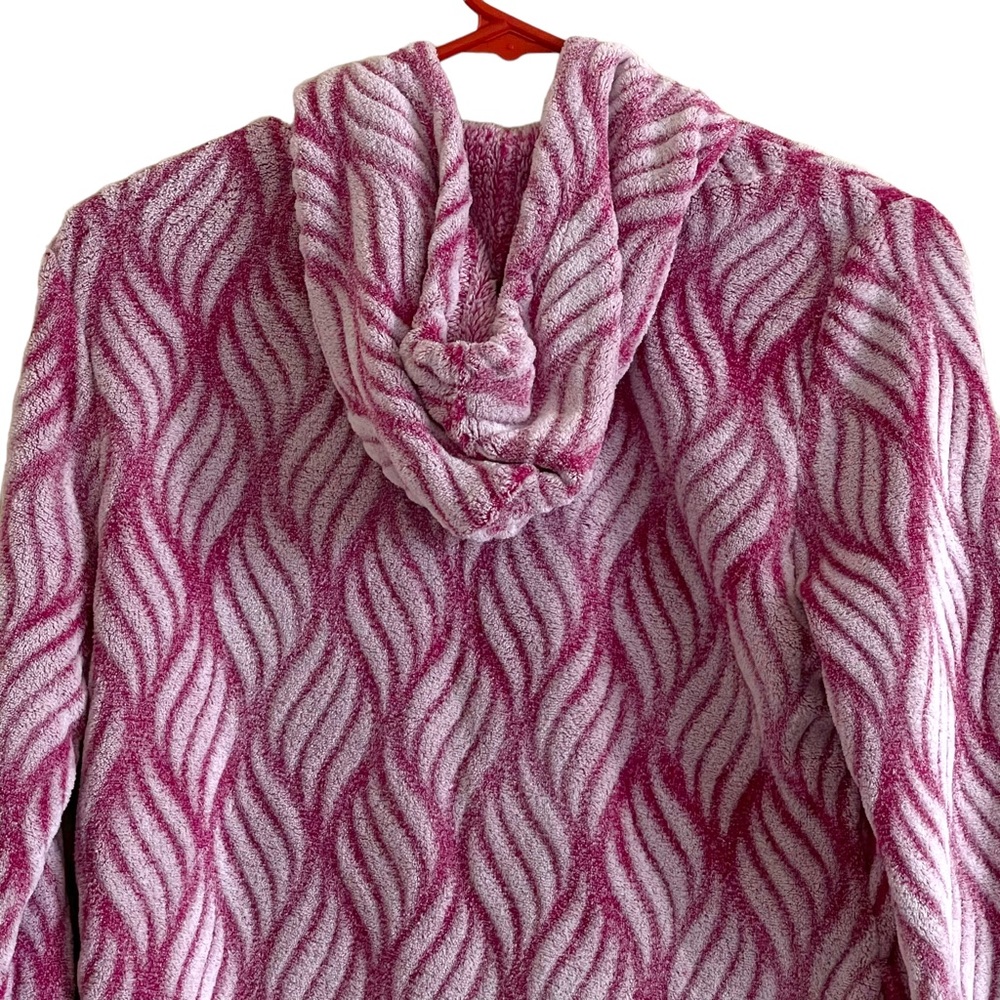 Y2K STANHERMAN purple/pink & white fleece hoodie - Picture 9 of 13